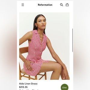 Aida Linen dress - reformation